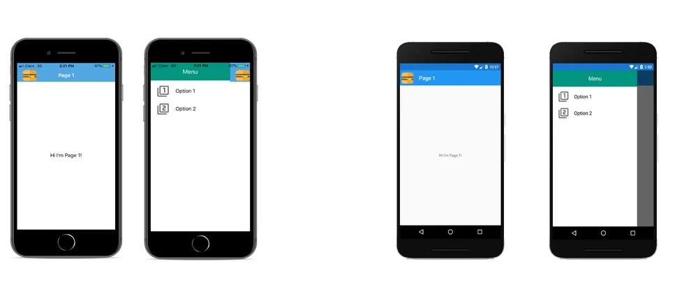 Cómo cambiar el icono de un MasterDetail Page Xamarin.Forms