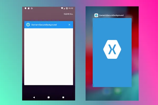 Ocultando la información de una aplicación suspendida en Xamarin.Forms